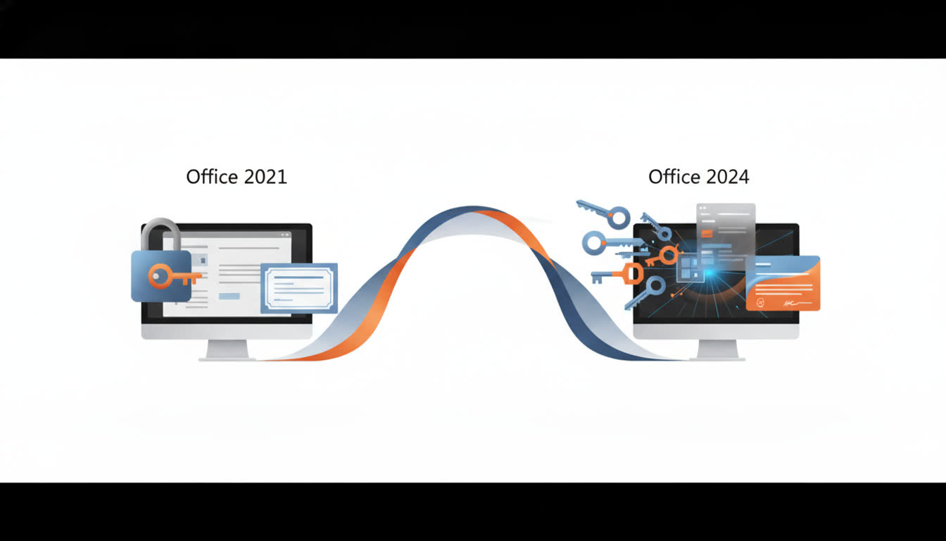 Office 2024 vs 2021 — illustratie bij blogartikel
