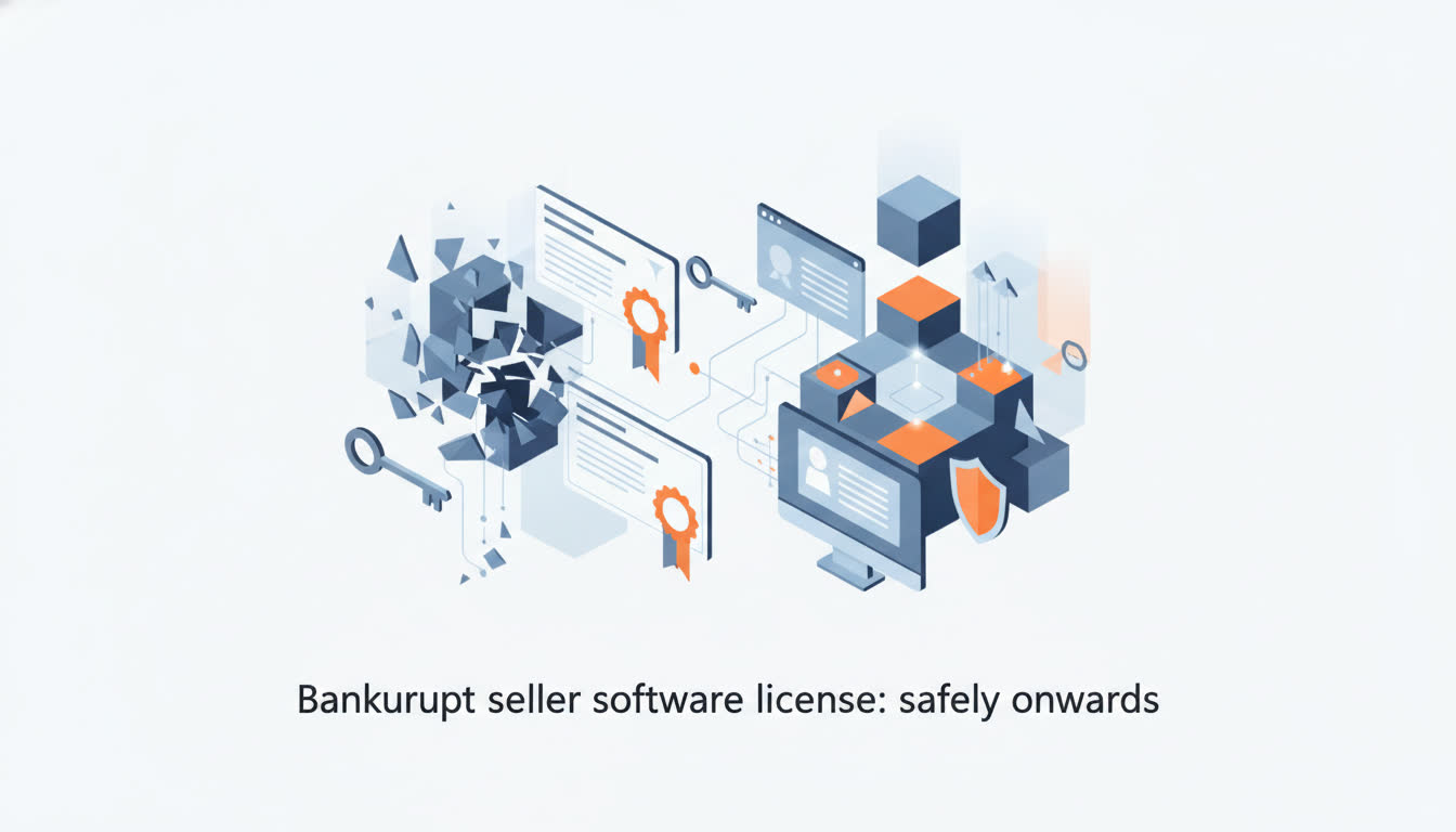 Failliete verkoper softwarelicentie: veilig verder